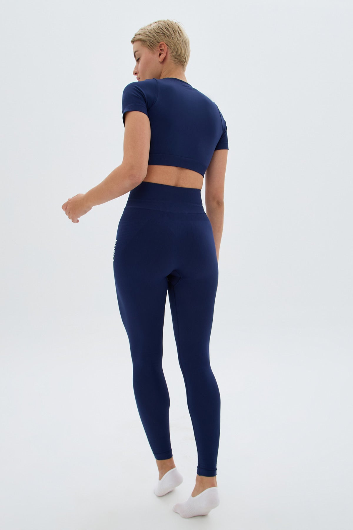 Nami High-Waist Leggings - Navy Blue