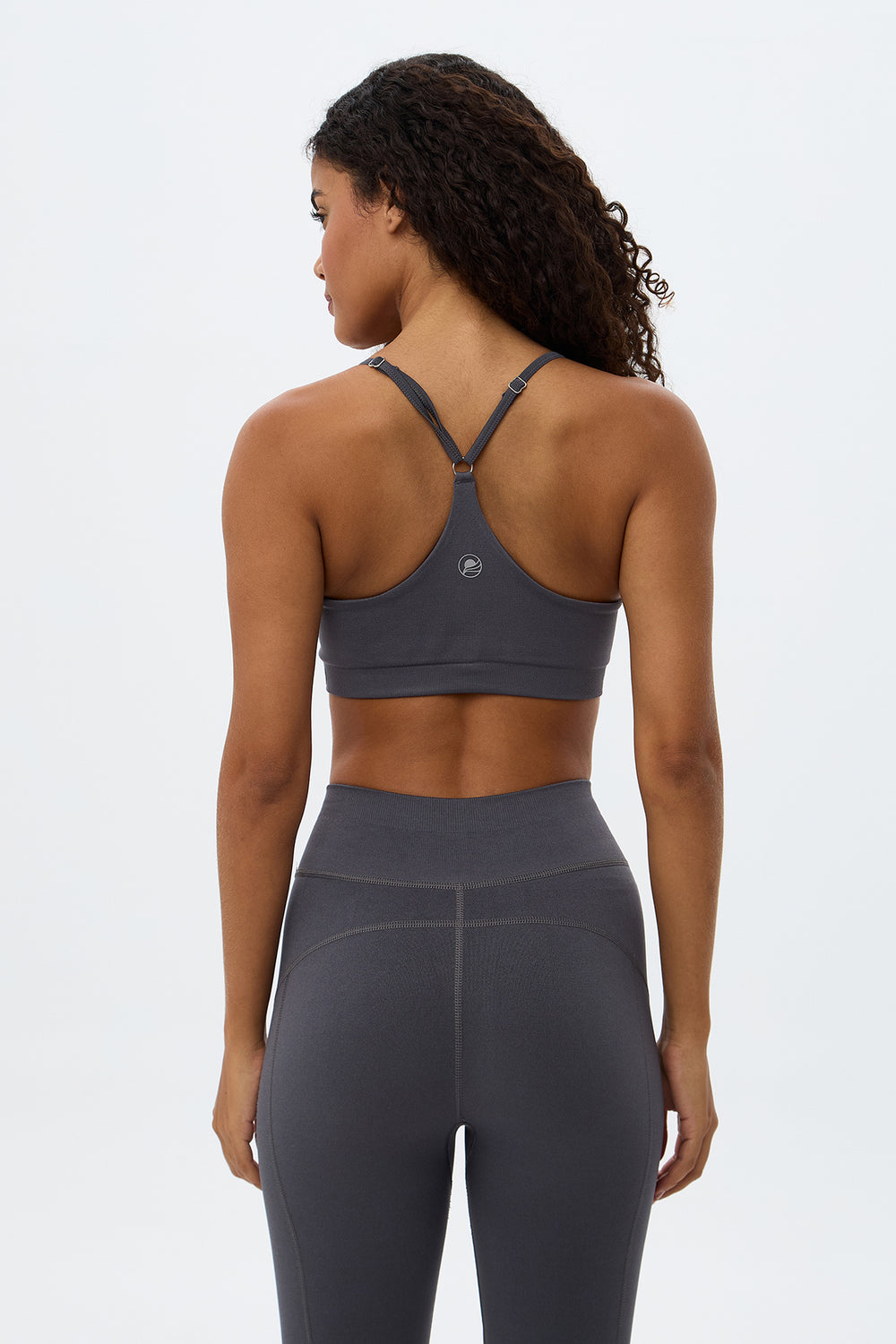 Aozora Sport Adjustable Strap Bra - Grey