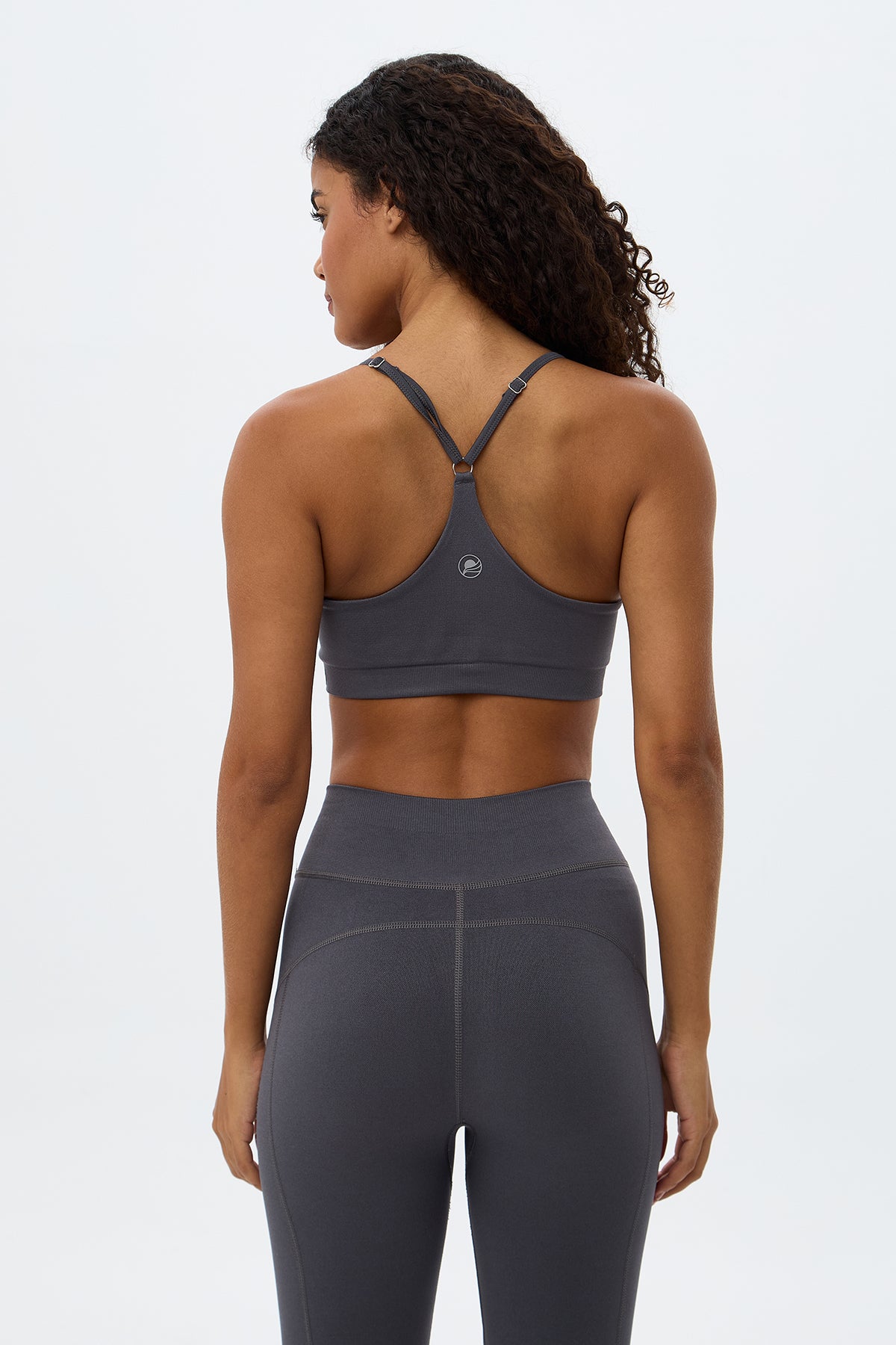 Aozora Sport Adjustable Strap Bra - Grey
