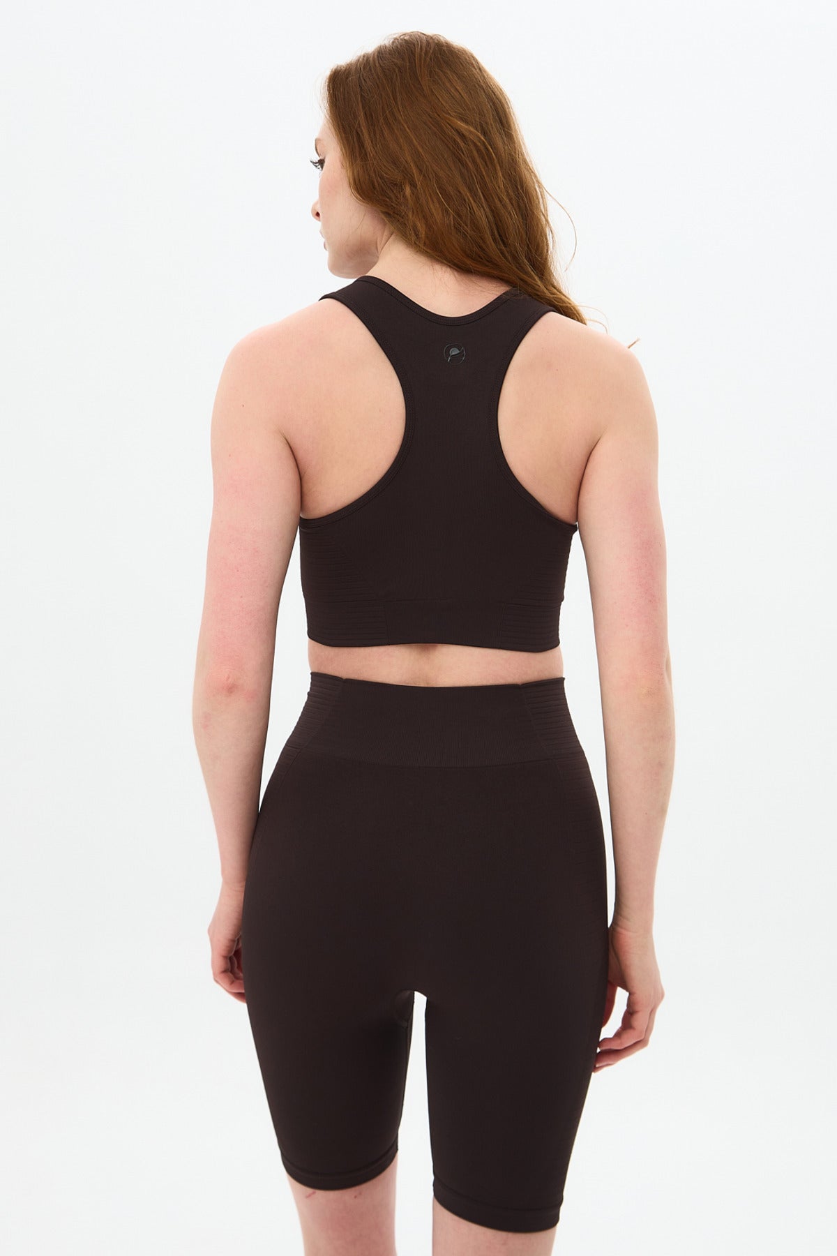 Sakura Double Layer Sports Bra - Brown