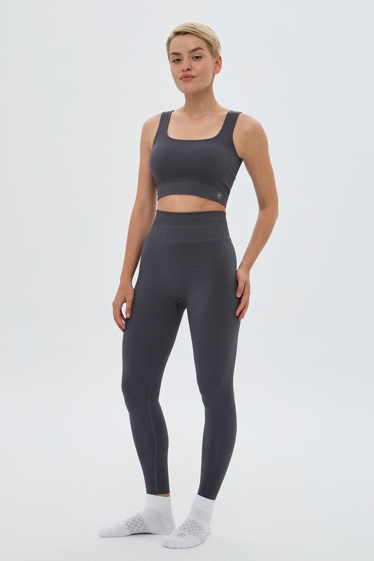 Zen Double Layer Bra - Grey