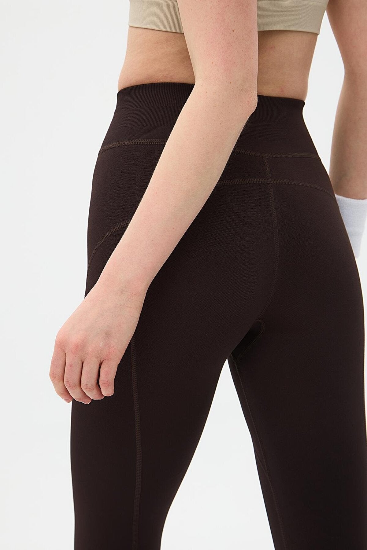 Aozora Sport Active Leggings - Brown