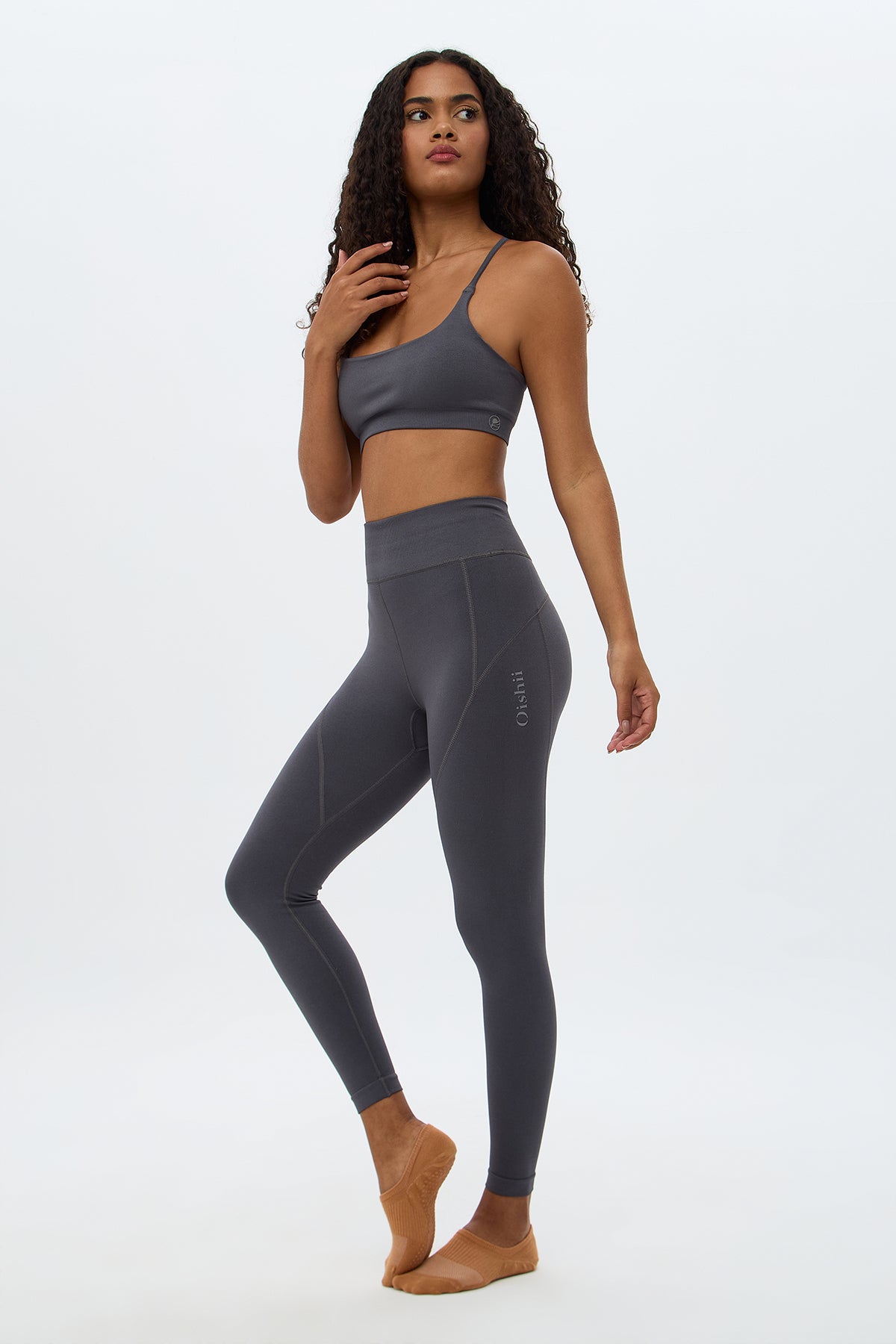 Aozora Sport Adjustable Strap Bra - Grey