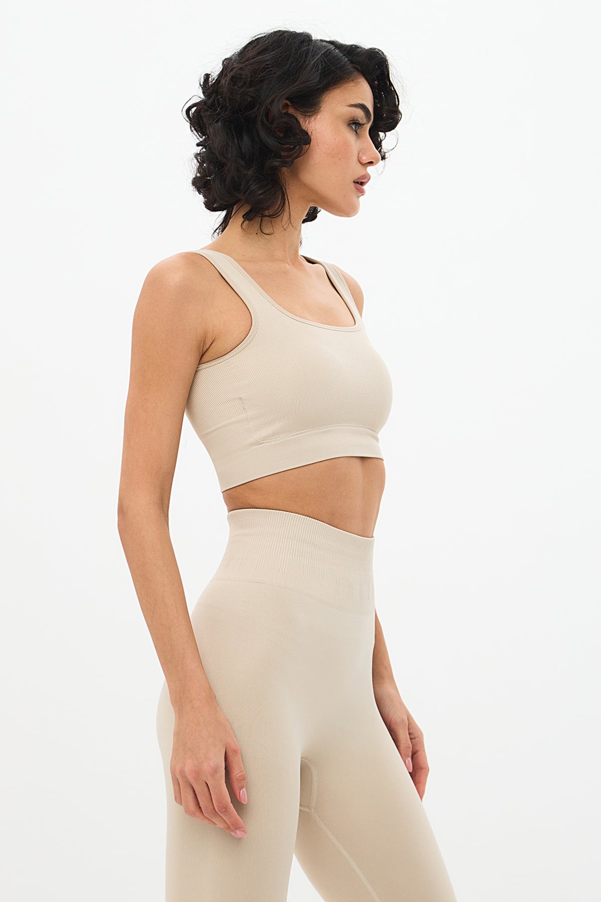Zen Double Layer Bra - Beige
