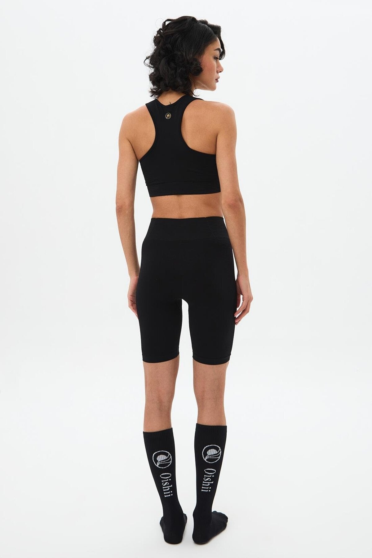 Sakura Double Layer Sports Bra - Black