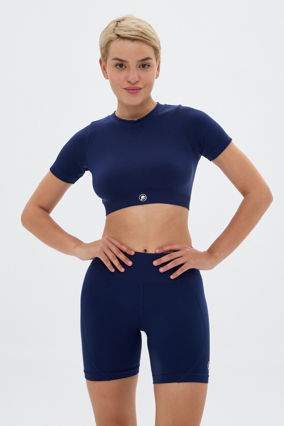 Aozora Sport Active Mini Shorts - Navy Blue