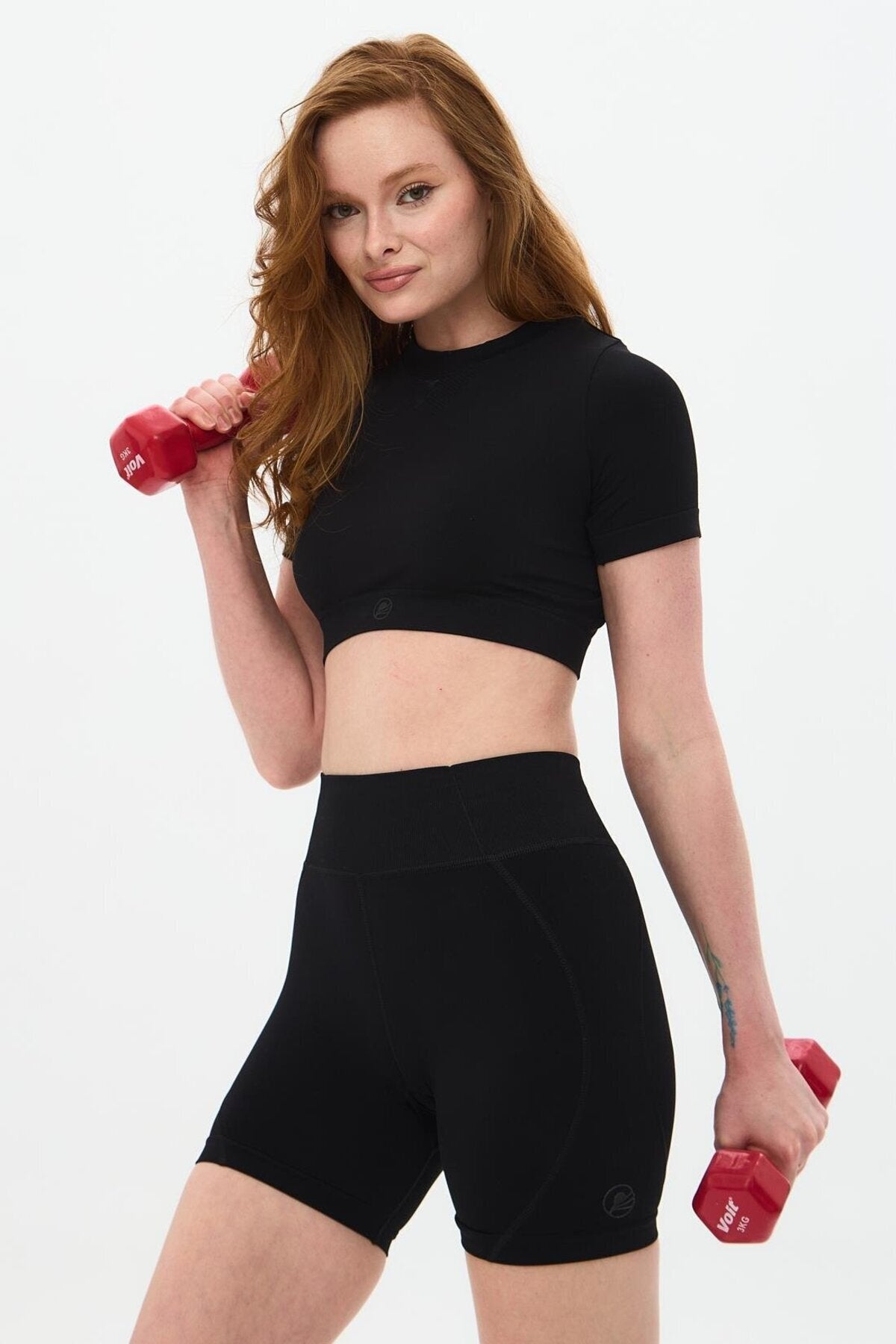 Aozora Sport Active Mini Shorts - Black