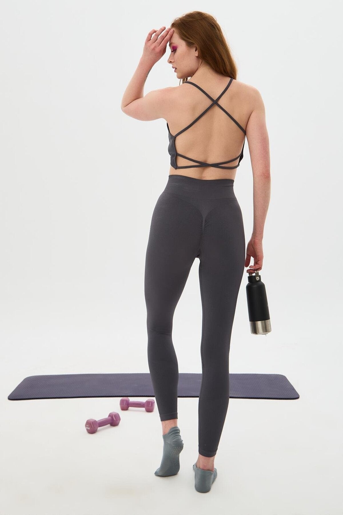 Momiji Sports Bra - Grey