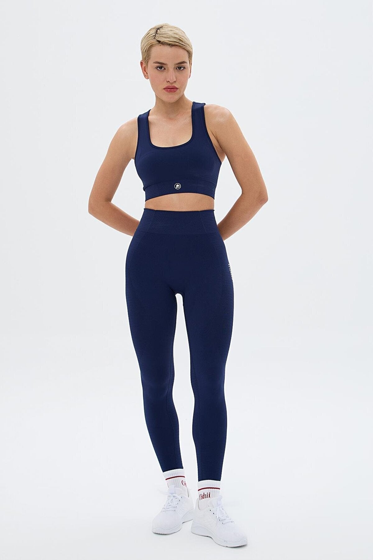 Sakura Flexible & Shaping Leggings - Navy Blue