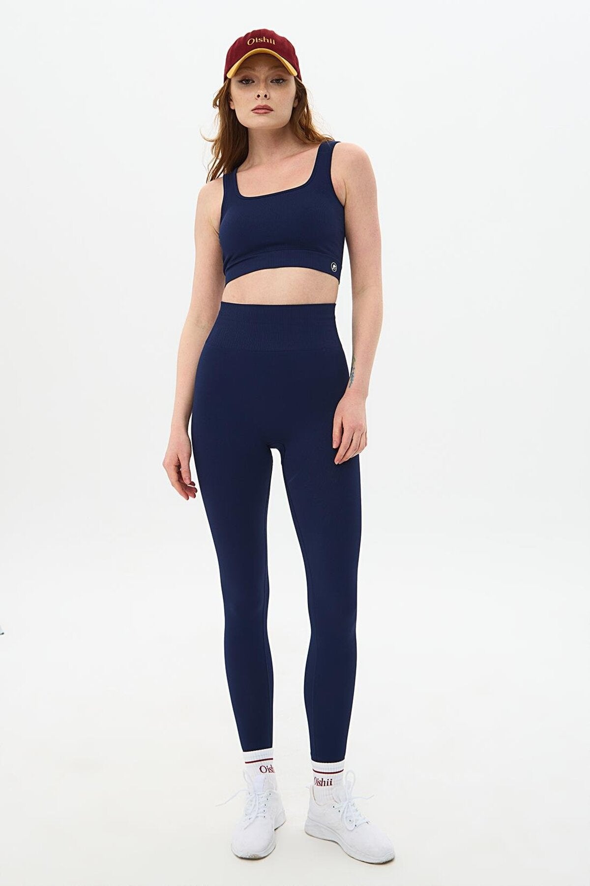 Zen High-Waist Shaping Leggings - Navy Blue