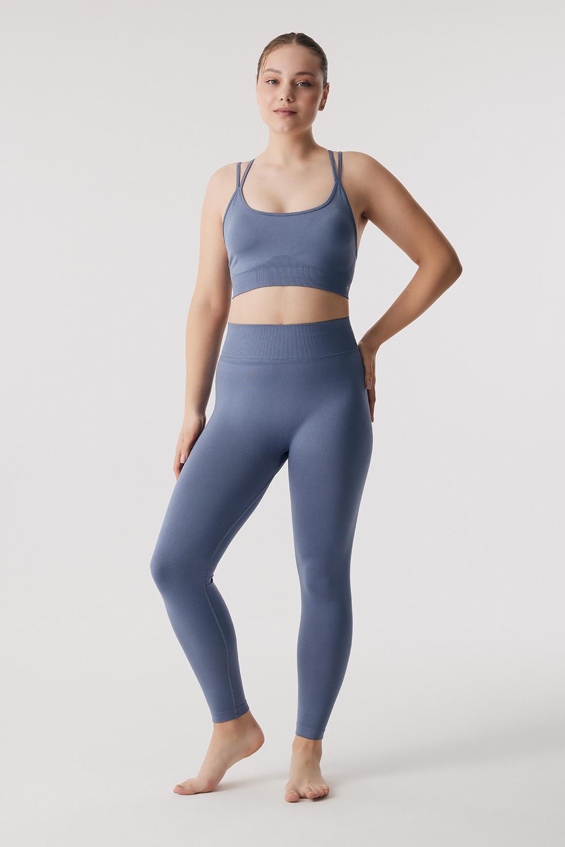 Oishii Rei Sculpt Scrunch Leggings Indigo