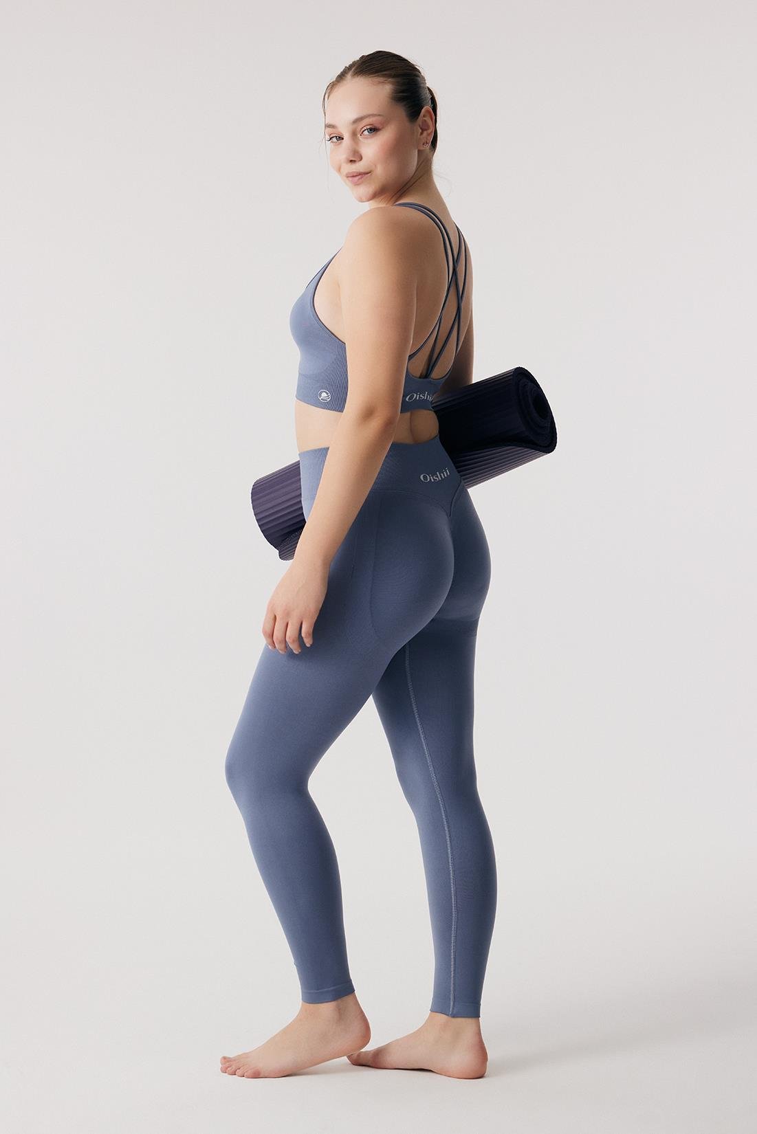 Oishii Rei Sculpt Scrunch Leggings Indigo